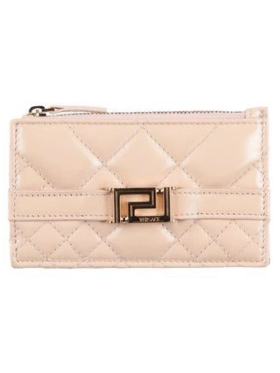 Versace Handbags - 🔥Versace  Calfskin Leather Cream Patent Leather Clutch+ Gold full inclusion 🔥